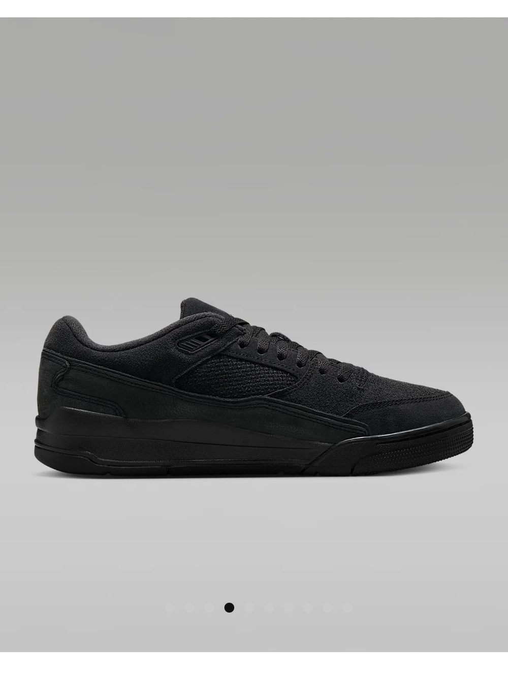 All-Black Low-Top Skate Sneaker